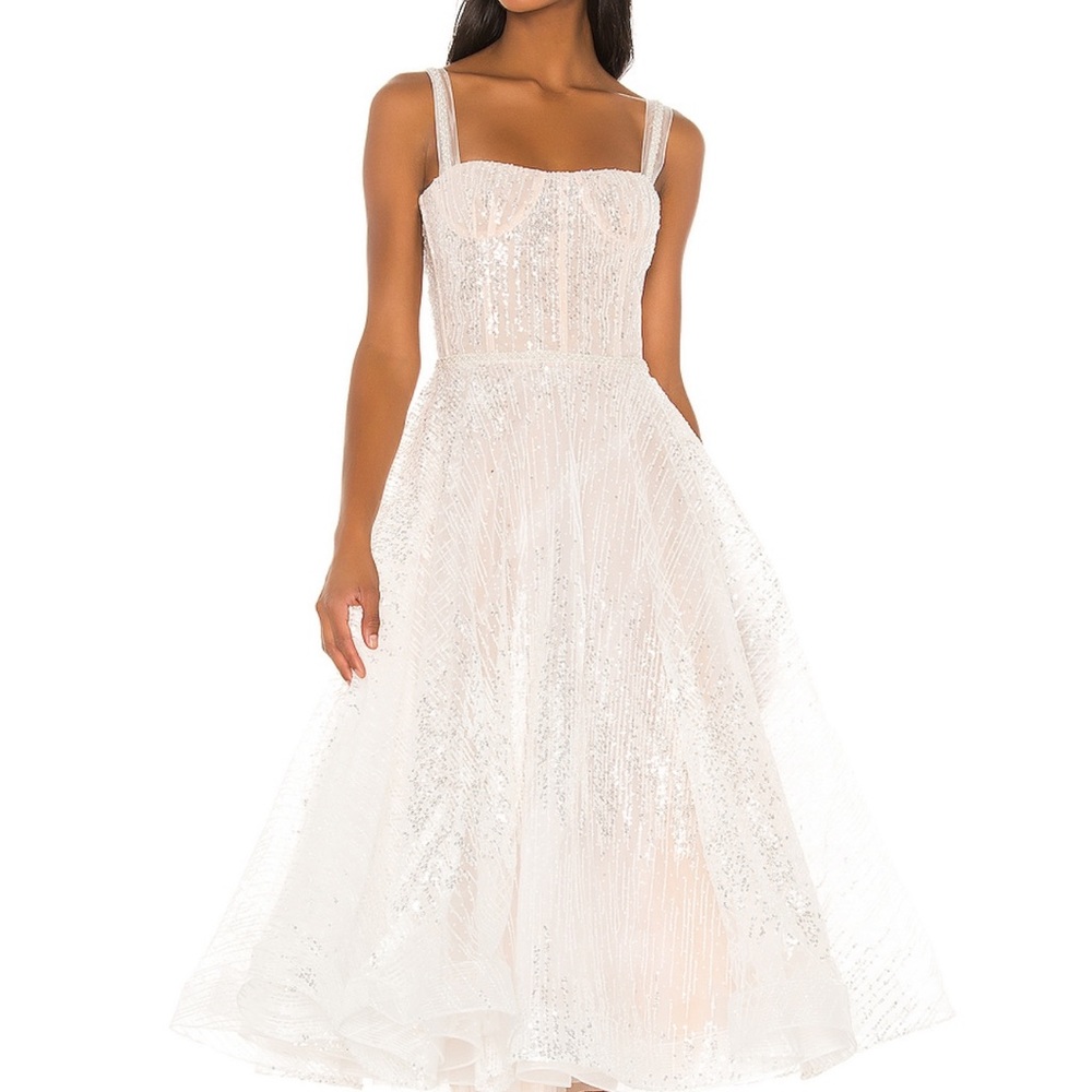 Bronx and Banco Mademoiselle Bridal Midi Dress